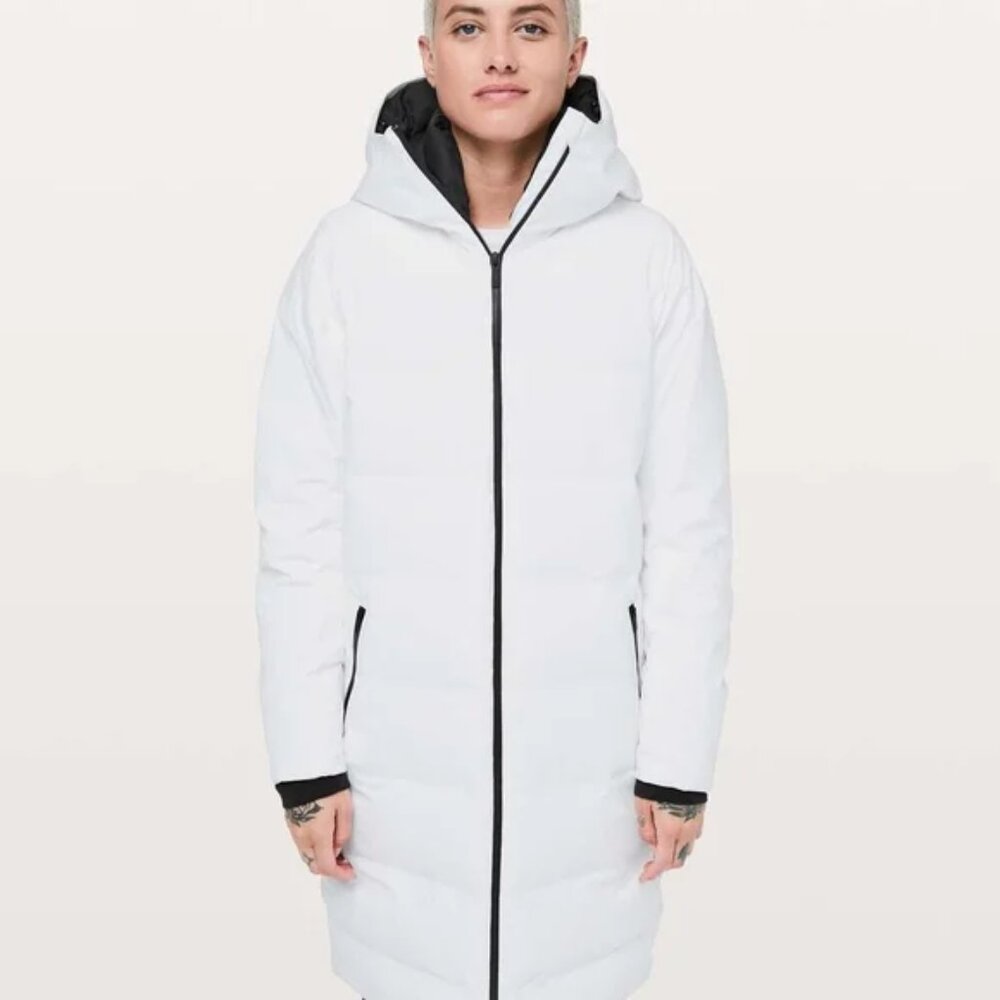 NWT lululemon SIush Hour Parka White Size 6
